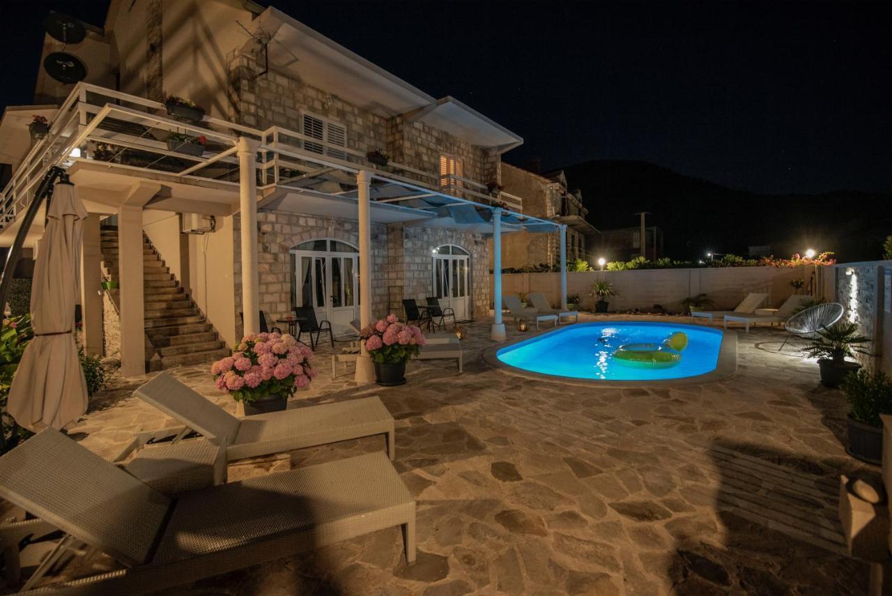 Villa Branka Apartments Near Dubrovnik With Pool Ivanica Ngoại thất bức ảnh
